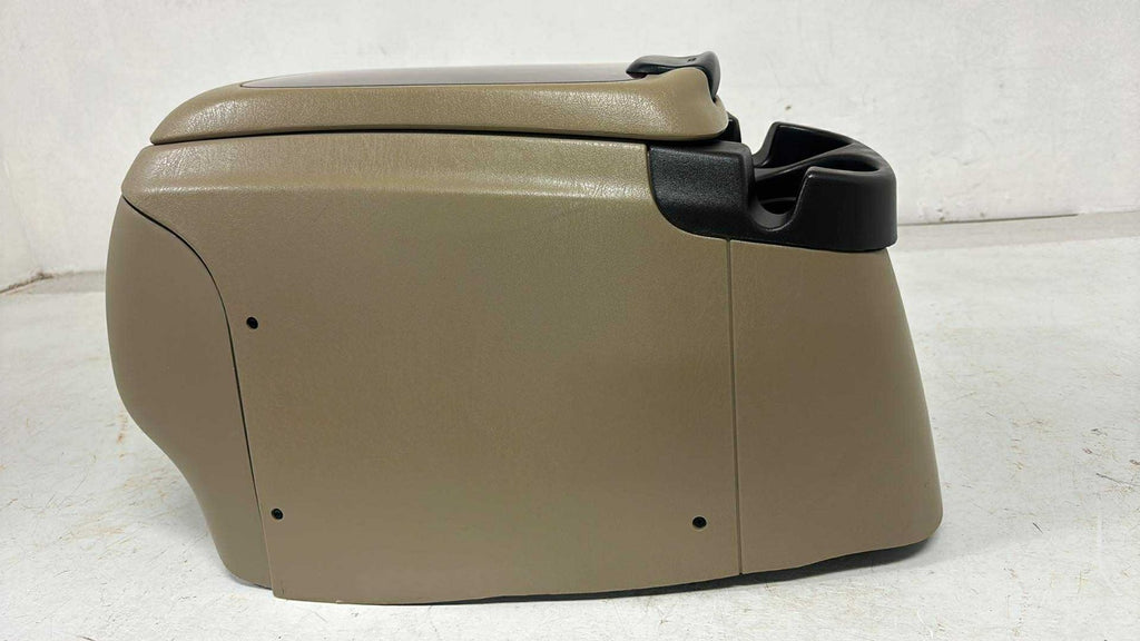 1999 - 2007 Ford Super Duty F250 Center Console, OEM Lariat Tan w/ Woodgrain