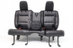 2018 - 2026 Jeep Wrangler Seats Set, JKU 4Dr Rubicon Black Nappa Leather w/ Red