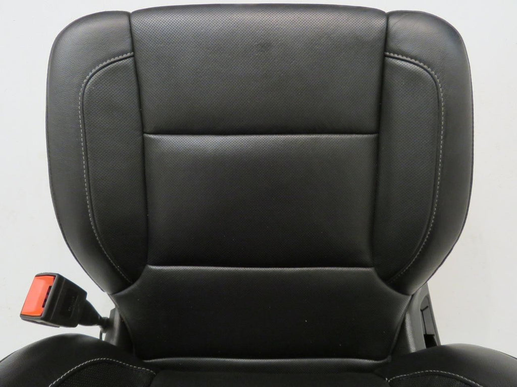 2014 - 2019 GM Sierra Silverado LTZ Seats, Front Rear Black Leather, Heat & Cool