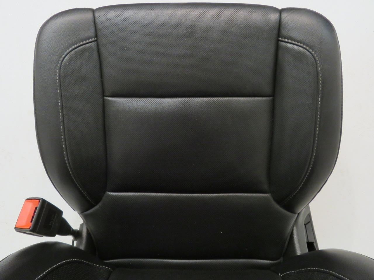 2014 - 2019 GM Sierra Silverado LTZ Seats, Front Rear Black Leather, Heat & Cool