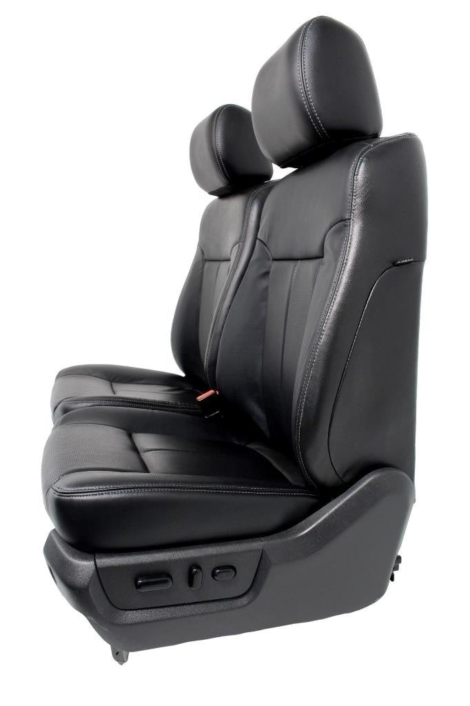 1999 - 2016 Ford Super Duty Front Seats, Lariat Black Leather, Power Heat Cool