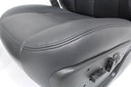 99-06 Sierra Silverado Front Seats, Dark Pewter Leather, Power Lumbar Bolster