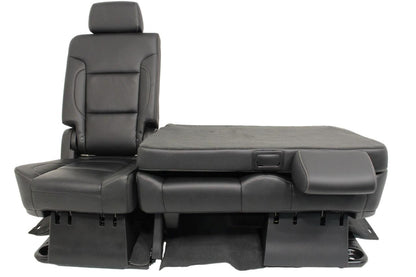 Chevy Suburban Rear Seats 70/30 Split Yukon XL Bench Seat Black Leather 2020-15