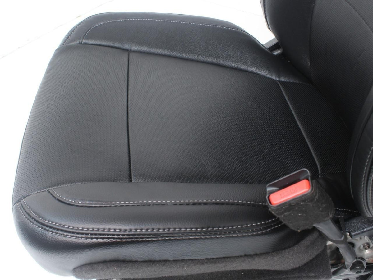 2015-2022 Ford F150 Super Duty Lariat Front Seats, Black Leather Heat Ventilated