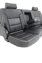 2014 - 2019 Sierra Chevy Silverado Seats Set, High Country Power Black Leather