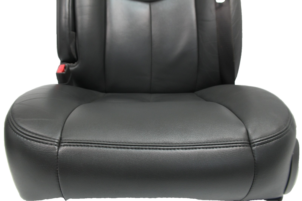 99-07 Sierra Silverado Front Seats, Dark Pewter Leather, Power 2-Way Lumbar