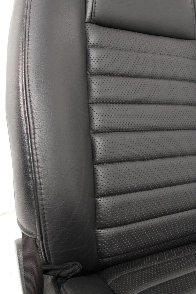 Ford Mustang Seats Front GT Black Leather Powered Seat Set 2005 2006 2007 2008