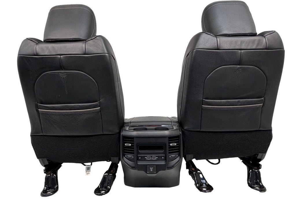 2019-2026 Ram 2500 3500 HD Interior, Limited Black Leather Seats Doors & Console