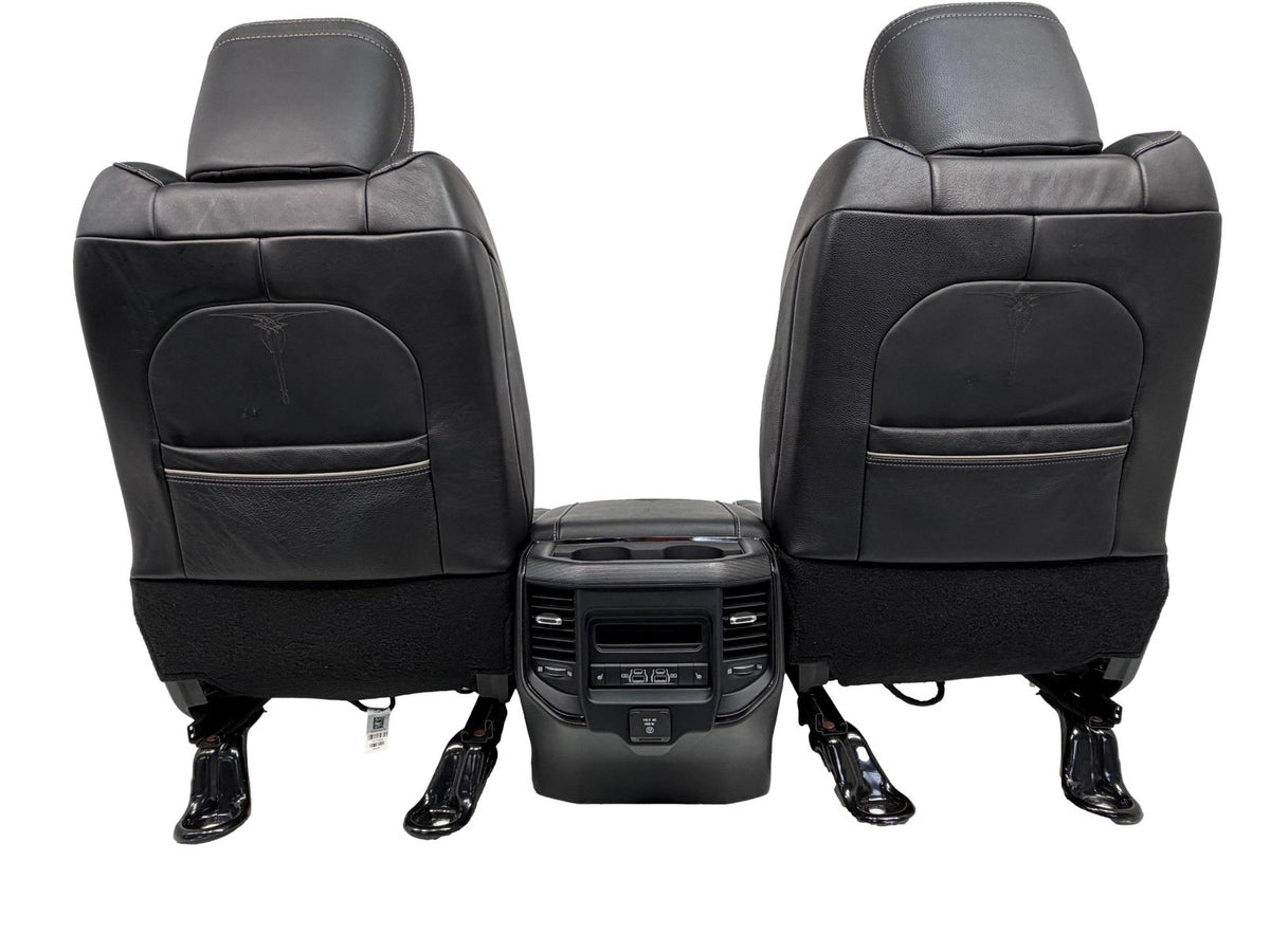 2019-2026 Ram 2500 3500 HD Interior, Limited Black Leather Seats Doors & Console