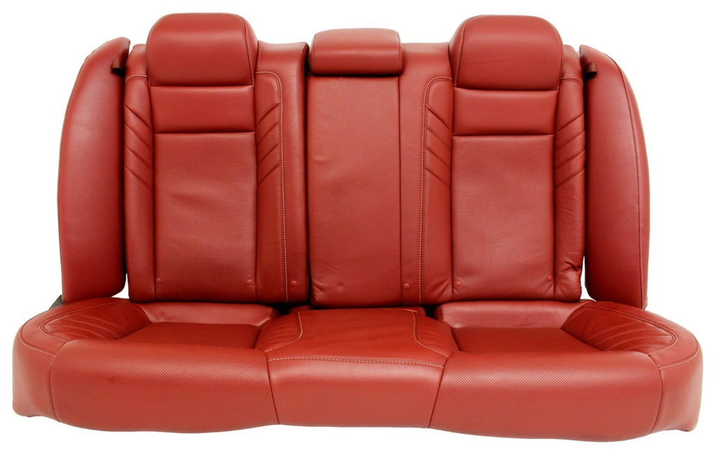 11-23 Dodge Charger SRT Seats, Demonic Red Laguna Leather OEM w/ Power Heat Cool