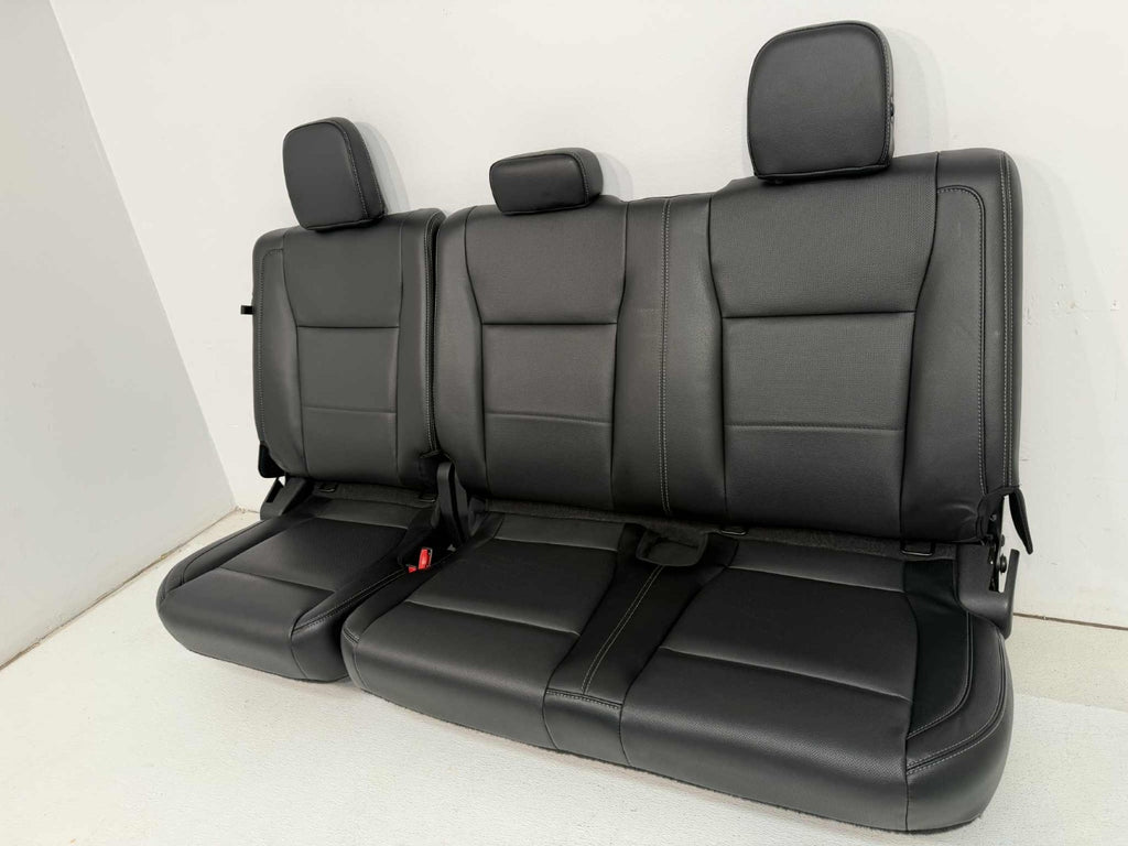 2015 - 2022 Ford F150 Super Duty Rear Seats, Extended Cab Black Leather Lariat