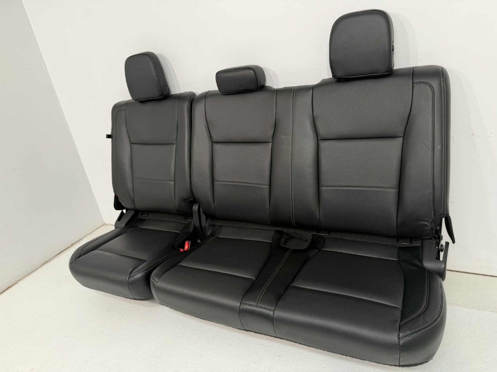 2015 - 2022 Ford F150 Super Duty Rear Seats, Extended Cab Black Leather Lariat
