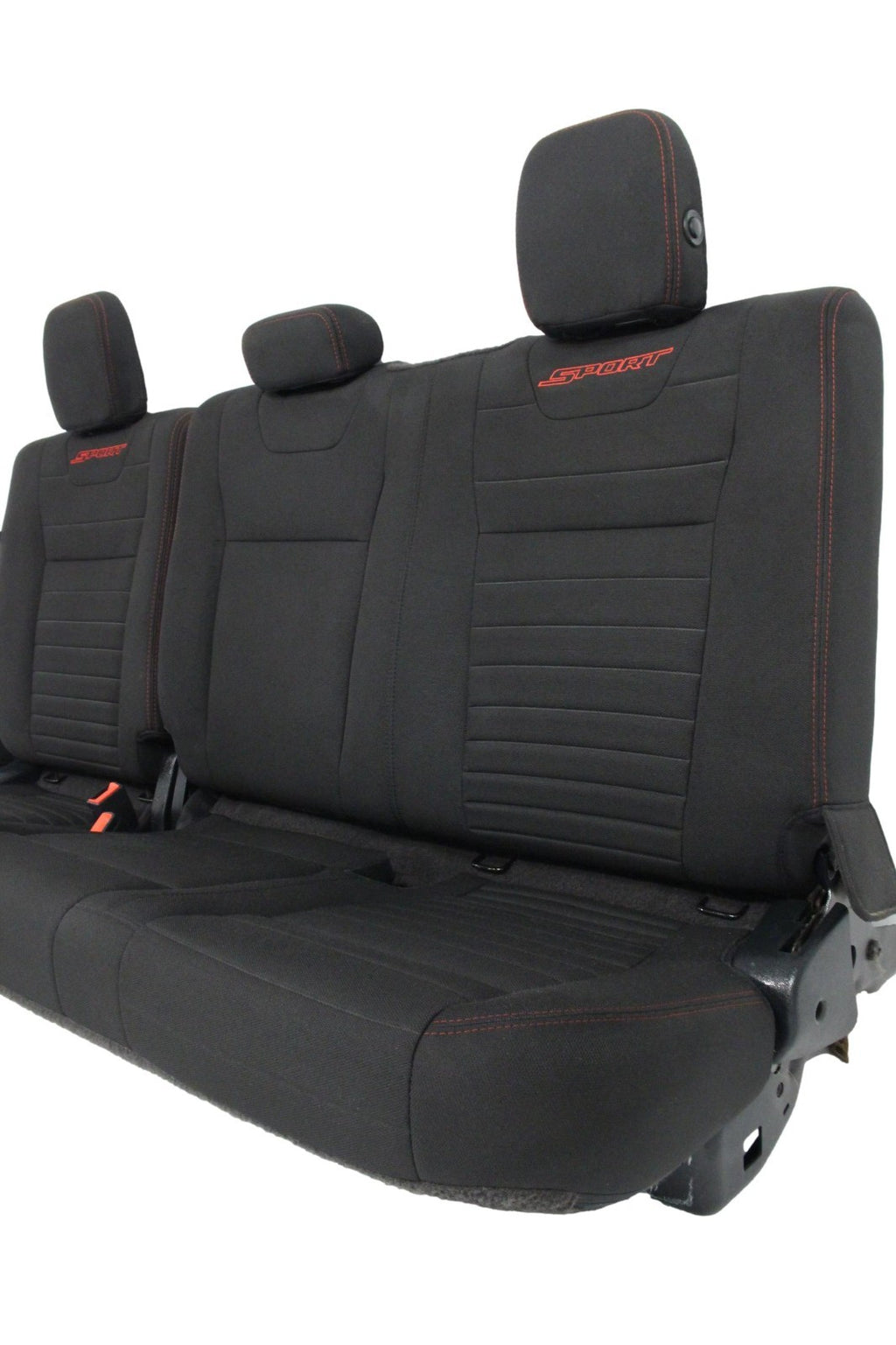 2015 - 2022 Ford F150 Super Duty Seats Set Ext Cab, XLT Sport Black Cloth Power