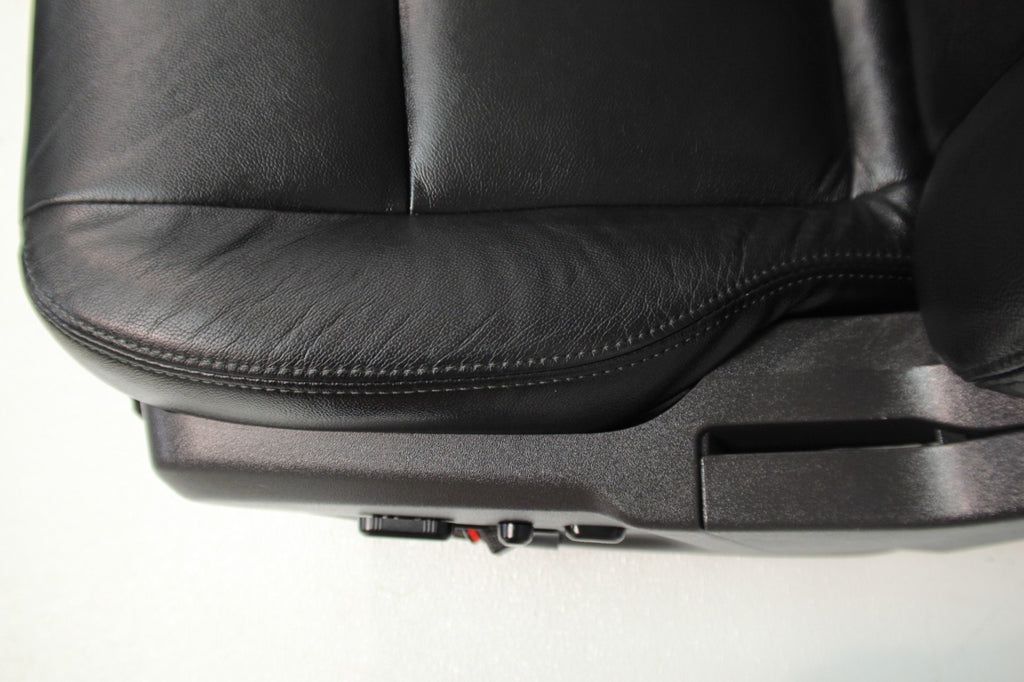 2015 - 2026 Ford Transit Front Seats, Black Leather w/ Heated Power Driver Seat