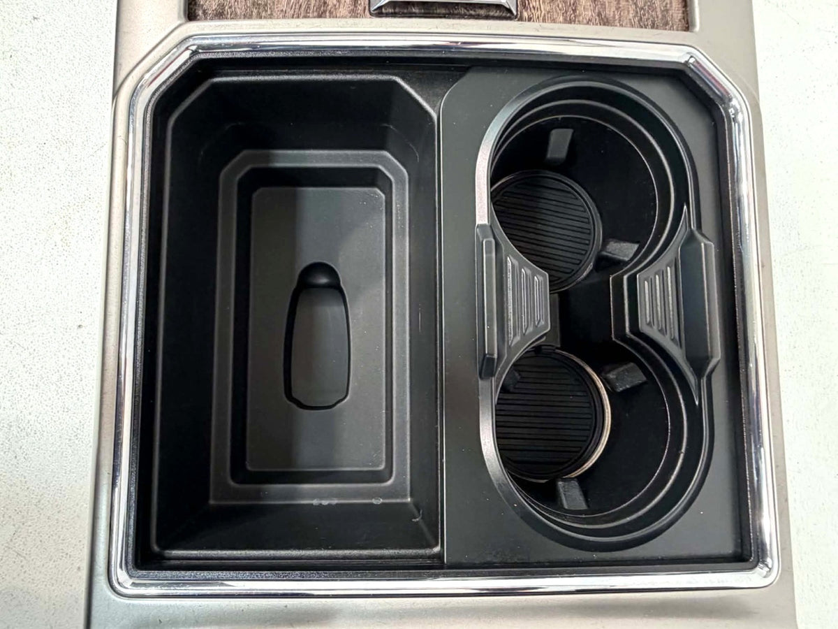 15-22 Ford F150 Super Duty Center Console Kit w/o Shifter - Black Leather Lariat