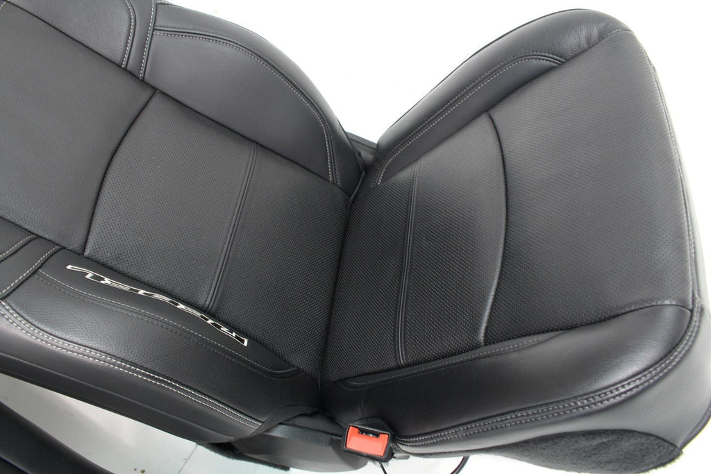 2009-2024 Dodge Ram Rebel Black Leather Heated & Cooled Front and Rear Seats