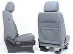 2011 - 2016 Ford Super Duty Front Seats, XLT Gray Cloth w/ Power Driver Fits 99+