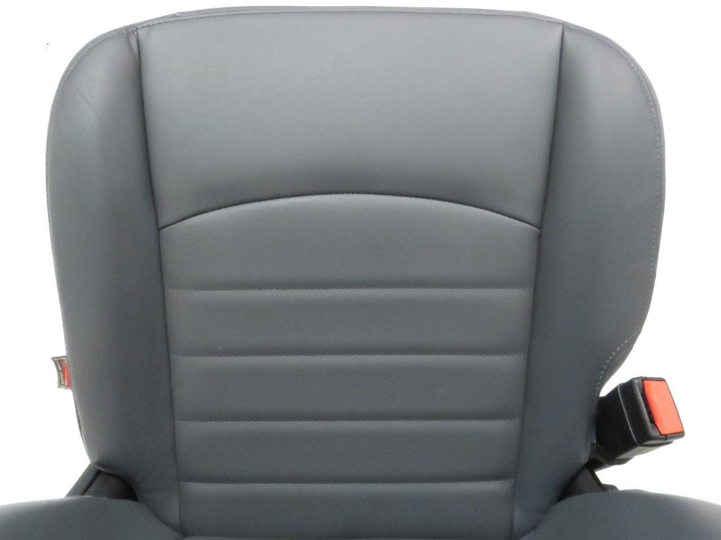2009-2018 Dodge Ram Front Seats Pair, OEM Work Grade Gray Vinyl Manual LH RH