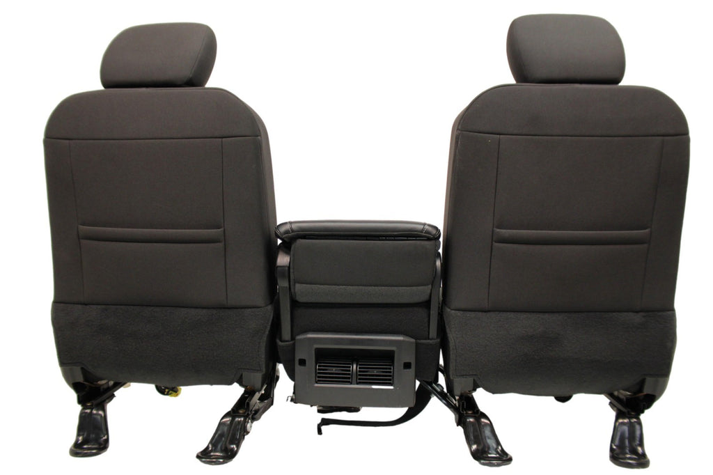 2019-2024 Ram Classic Front Seats, Diesel Gray Black Cloth, Manual w/ Jump Seat