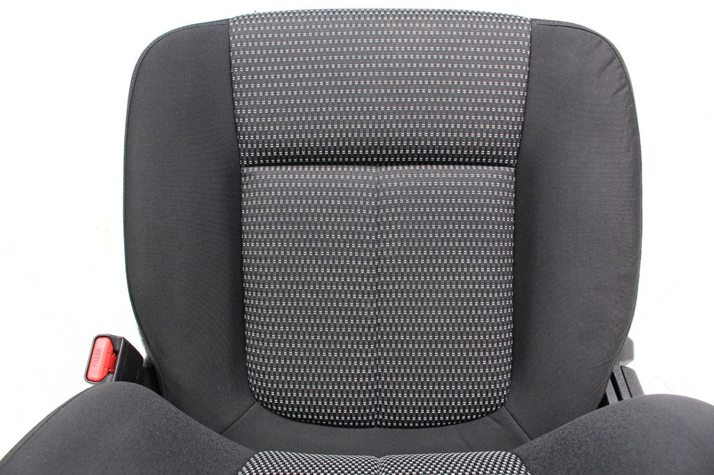 2009 - 2014 Ford F150 Front Seats, XL Black Gray Two-Tone Cloth, w/ Lumbar