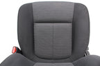 2009 - 2014 Ford F150 Front Seats, XL Black Gray Two-Tone Cloth, w/ Lumbar