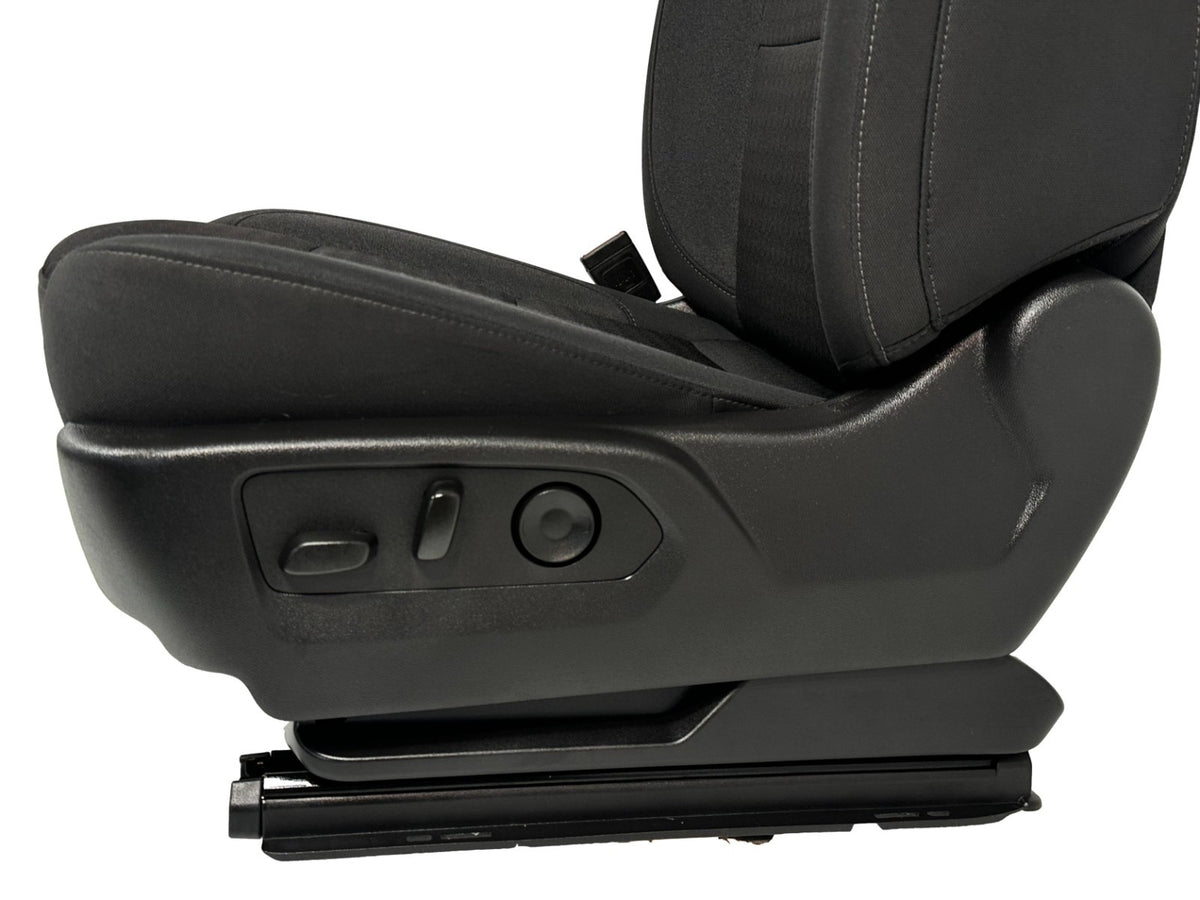 19-2026 Chevy Silverado Sierra Power Driver Seat Conversion Kit + Black Cloth v2