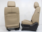 2011 - 2016 Ford Super Duty Seats, Lariat Adobe Tan Leather, Heat Cool, Front