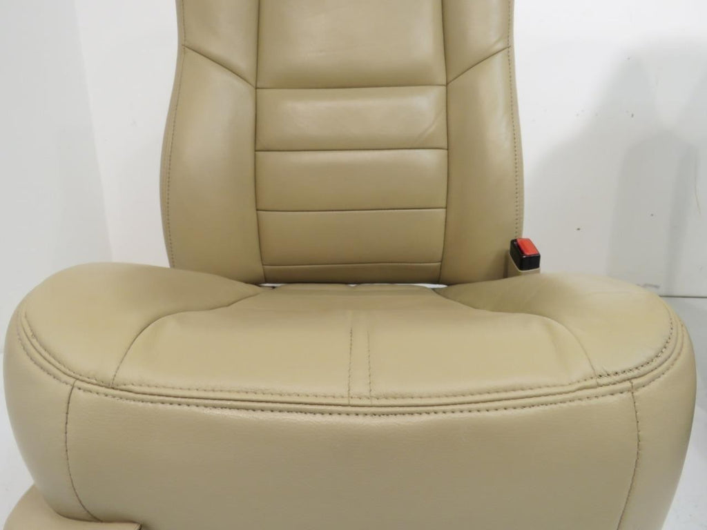 2008 - 2010 Ford Super Duty Crew Cab Seats Set Lariat Tan Leather Heated Powered
