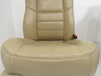2008 - 2010 Ford Super Duty Crew Cab Seats Set Lariat Tan Leather Heated Powered