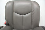99-06 Chevy Silverado Sierra Tahoe Yukon Seats, Pewter Gray Leather Power Heated