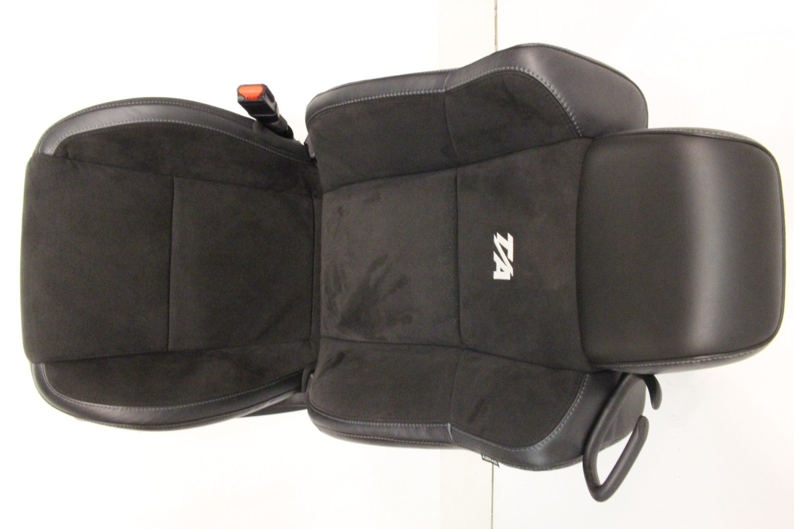 2008 - 2023 Dodge Challenger Seats Set,  Black Leather Suede w/ T/A Embroidery
