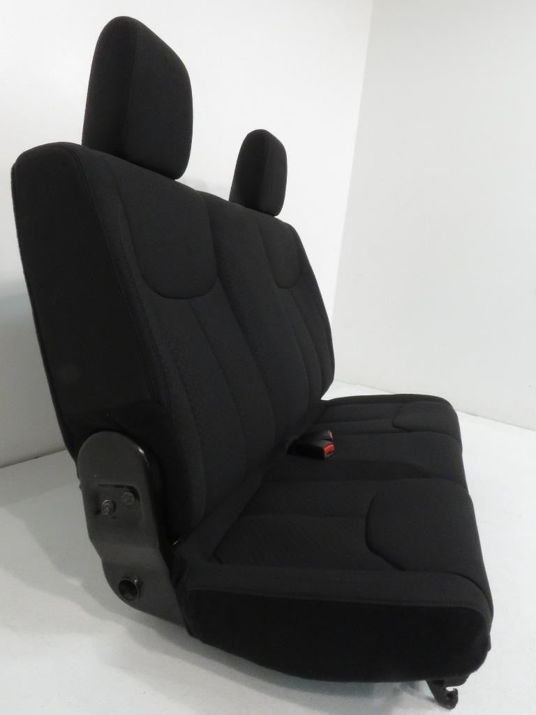 2007 - 2018 Jeep JK Wrangler 2-Door Rear Seat, OEM Black Cloth Folding Bench