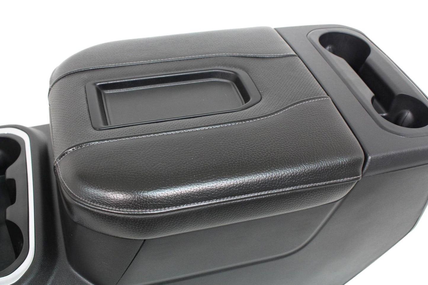 2019 - 2023 Chevrolet Silverado & GMC Sierra Black Center Console w/Leather Lid