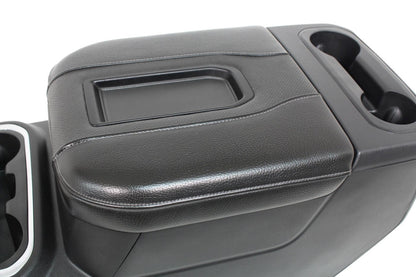 2019 - 2023 Chevrolet Silverado & GMC Sierra Black Center Console w/Leather Lid