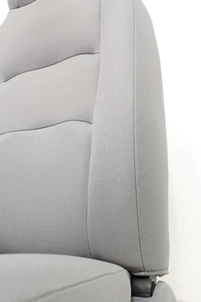 Ford Econoline Front Bucket Seats, Gray Cloth w/ Folding Armrests, Fits 1997+