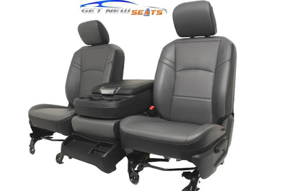 2009 - 2025 Dodge Ram Work Edition Vinyl Front Seats with Jump Seat Console
