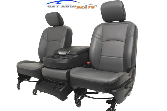 2009 - 2025 Dodge Ram Work Edition Vinyl Front Seats with Jump Seat Console