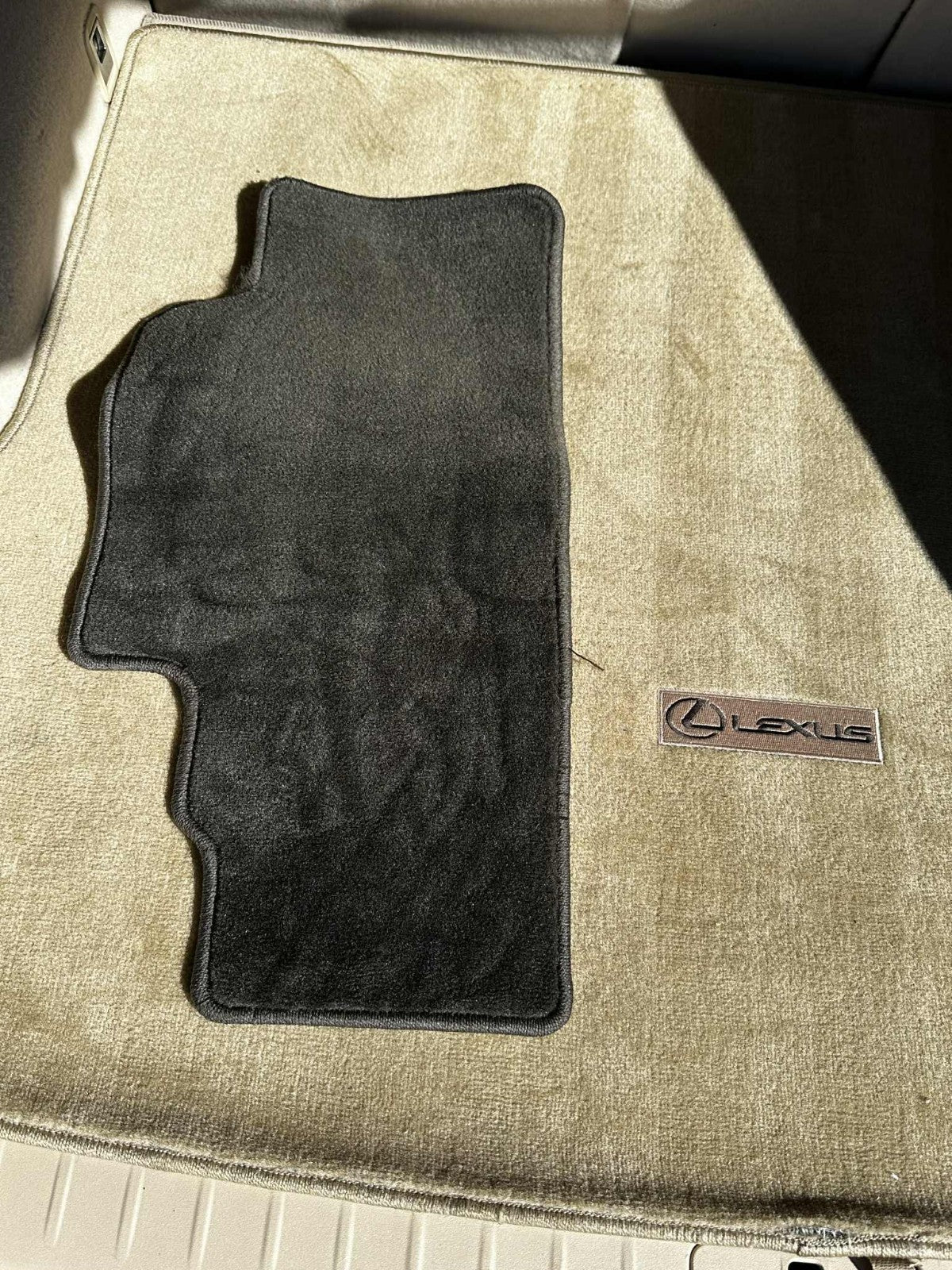 13 - 15 Lexus RX350 OEM Floor Mat Set, Dark Gray Charcoal Black, 4 pc Front Rear