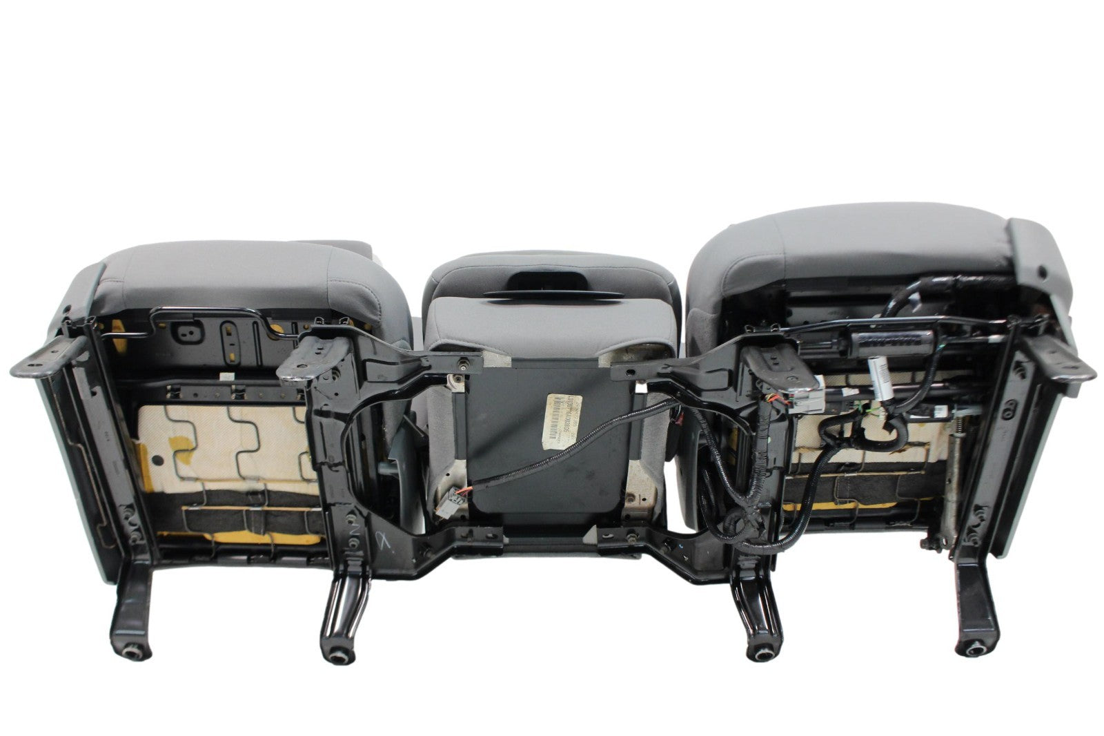 2002 - 2009 Dodge Ram Split Bench Seat, Slate Gray Cloth w/ Power Driver, Lumbar