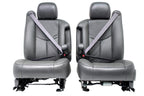 03 - 06 Silverado Sierra Tahoe Yukon Power Leather Seats Dark Pewter OEM