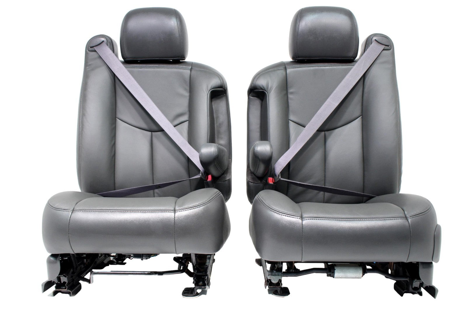 03 - 06 Silverado Sierra Tahoe Yukon Power Leather Seats Dark Pewter OEM