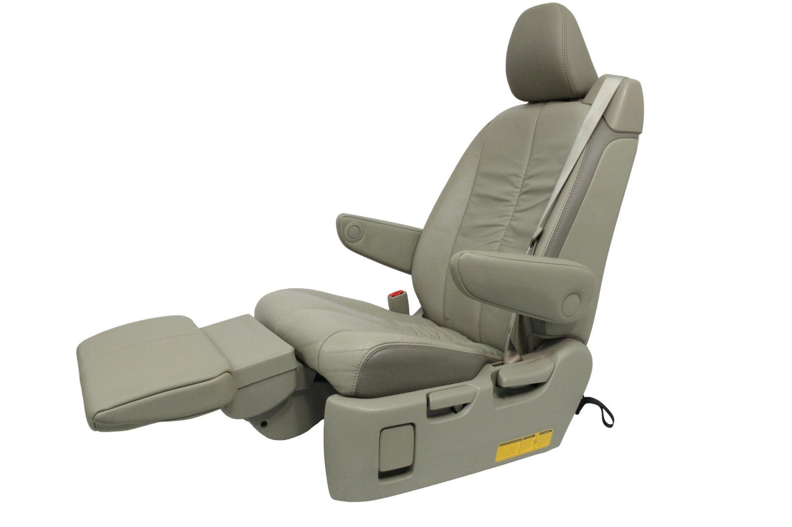 2011-2020 Toyota Sienna Second Row Recliner Seats, Bisque Beige Leather w/ Belts