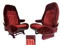 88-94 Chevy GMC Silverado Suburban C/K OBS Front Seats, Captains Chairs Red
