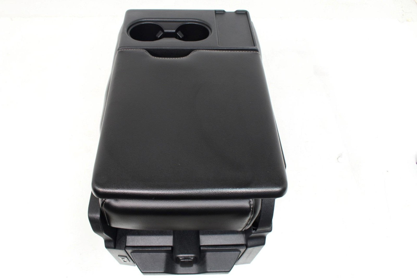 2015 - 2024 Ford F150 F250 Super Duty Jump Seat Center Console Black Leather Kit