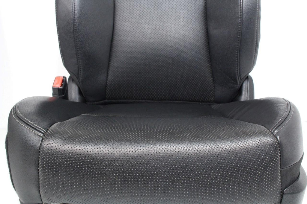 2009 - 2018 Dodge Ram Laramie Black Leather Heated & Cooled Front Seats