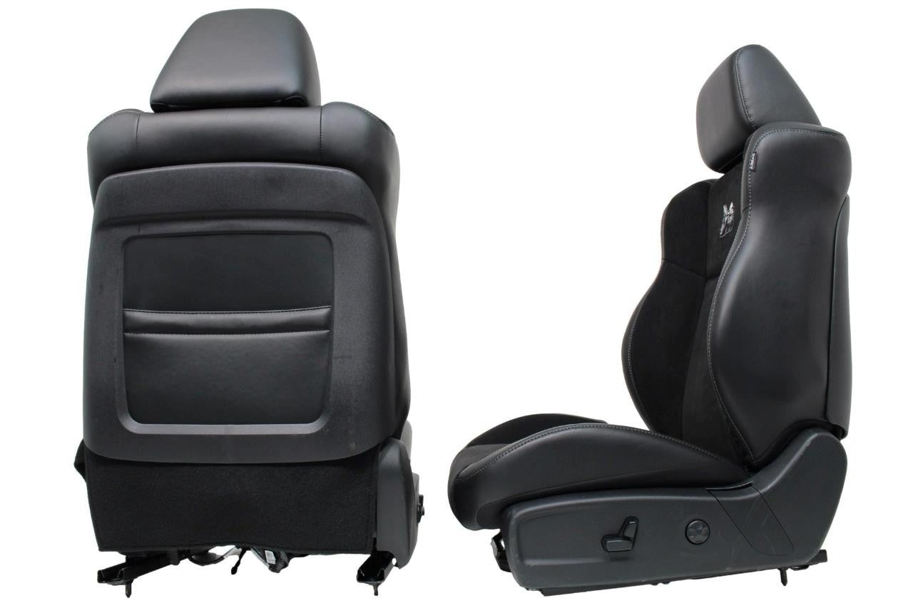 11-23 Dodge Charger SRT Seats, Scat Pack Black Alcantara Leather w/ Heat Cool