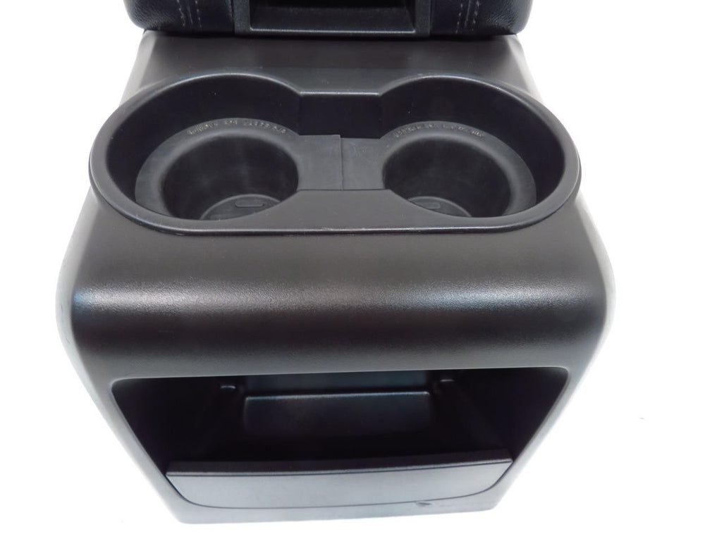 2009 - 2014 Ford F150 Center Console w/ Leather Armrest Storage & Cupholders