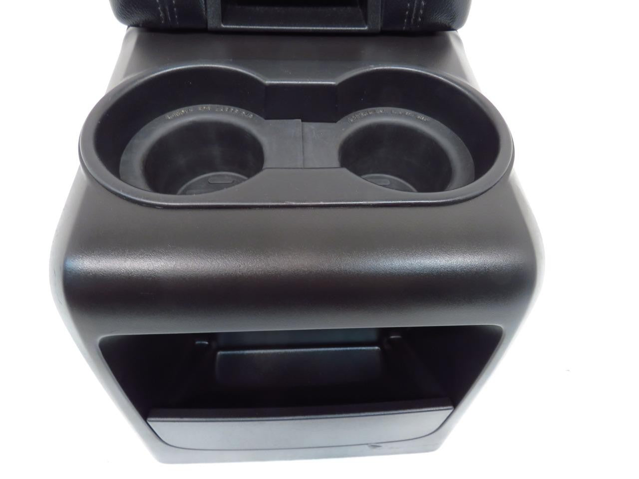 2009 - 2014 Ford F150 Center Console w/ Leather Armrest Storage & Cupholders