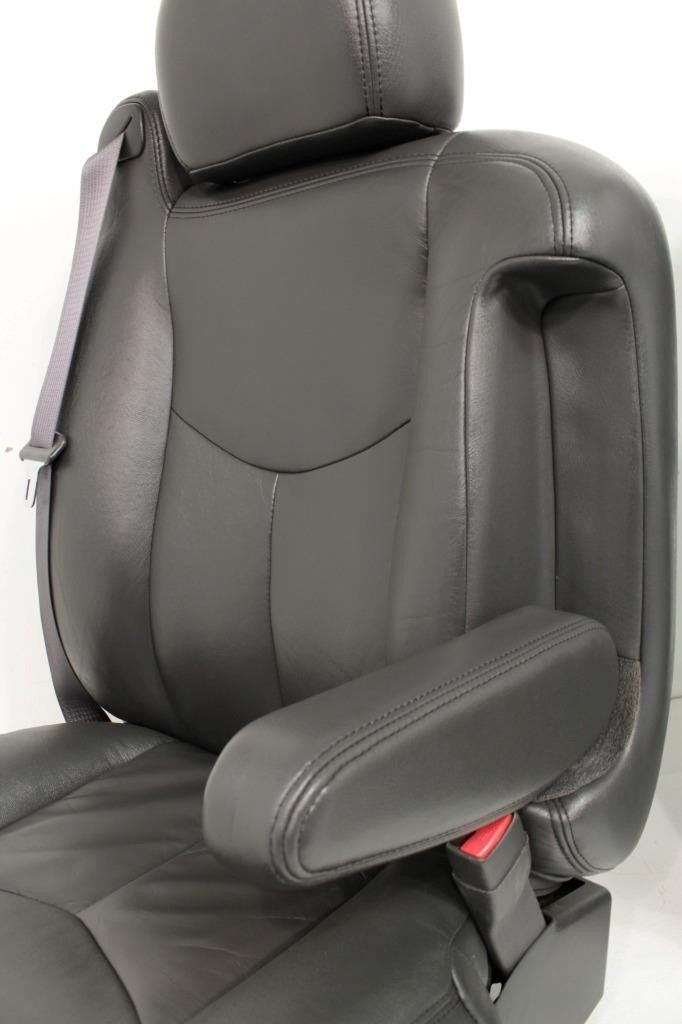 99 - 06 Silverado Sierra Tahoe Yukon Heated Power Leather Seats Dark Pewter OEM