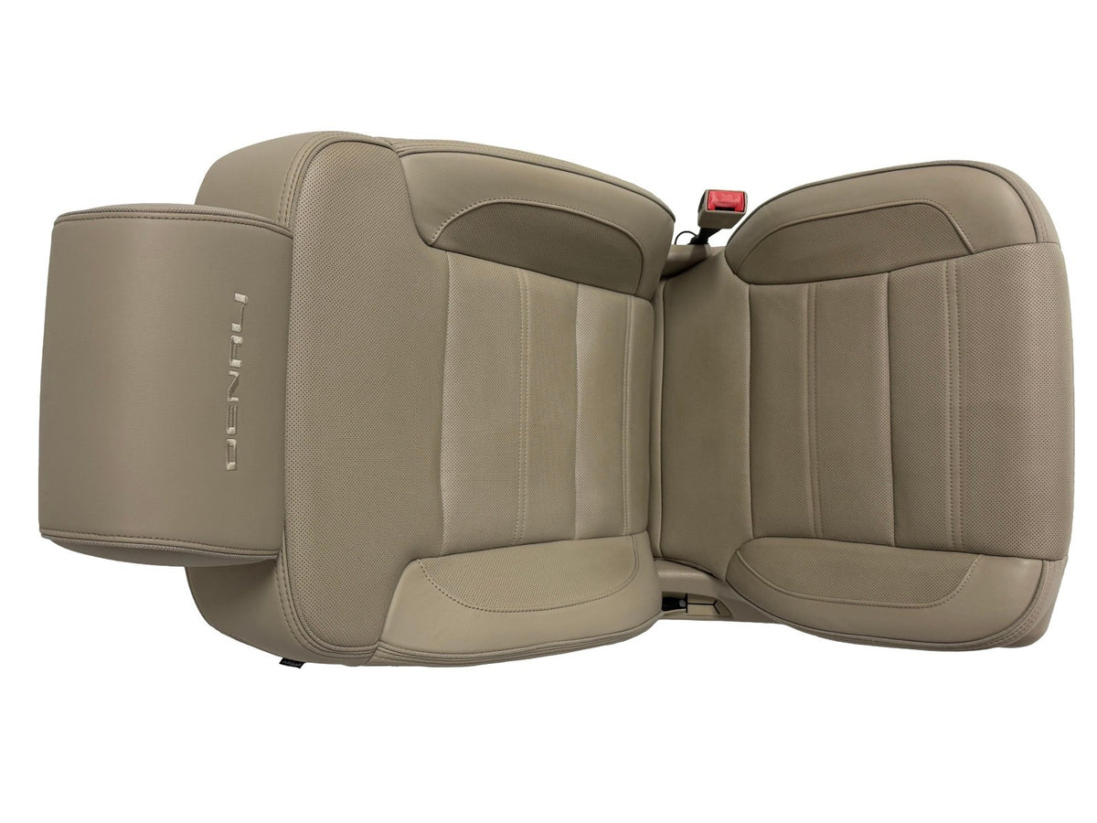 2015 - 2016 GMC Yukon Denali Front Seats, Shale Leather Heated Cooled, Fits OBS
